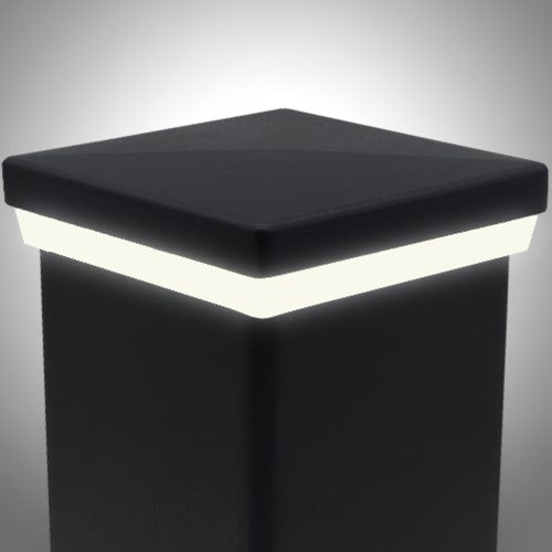 Torpfostenbeleuchtung leuchtend grauem Hintergrund